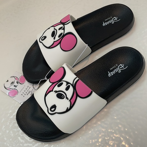 NWT Disney “Pop Art” Style Limited Edition Mickey Mouse Slide Sandals - Picture 5 of 6